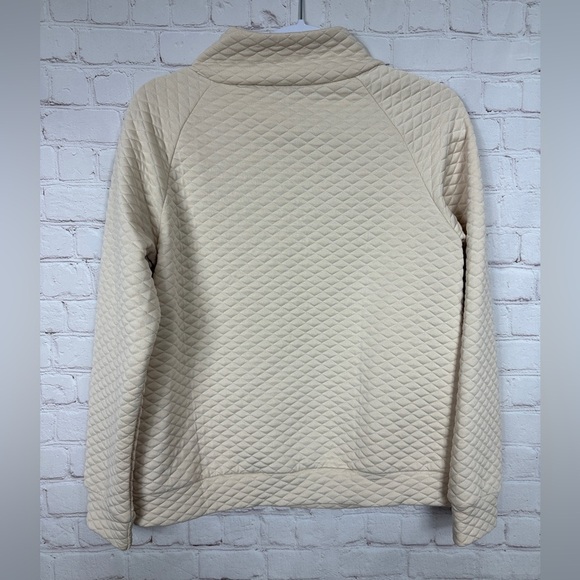 Shein Women's Quilted Mock Neck Button Detail Pullover Sweater top, sz M‎ - Picture 3 of 3